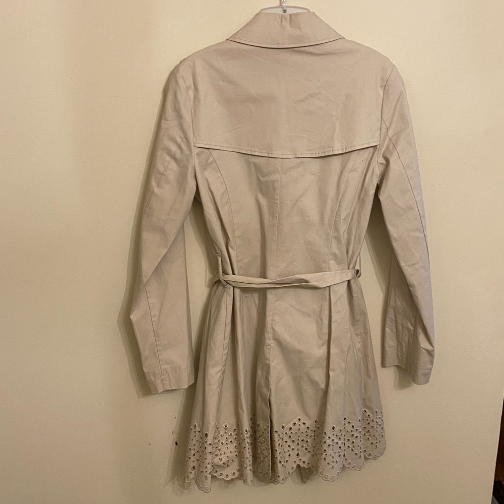 Apt. 9 Embroidered Trench Coat - Picture 2 of 4